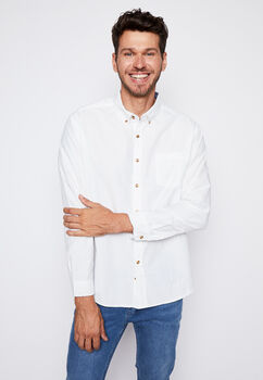 Camisa Plus Size Puntos Blanco Family Shop