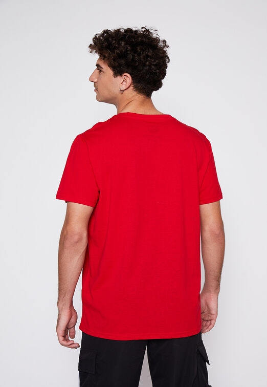 Polera Mix Calaveras Rojo Family Shop