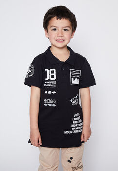 Polera Nino Negro Urban Family Shop