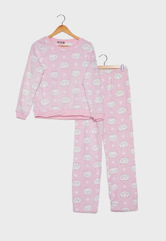 Pijama Lola Rosado Peludo Full Family Shop