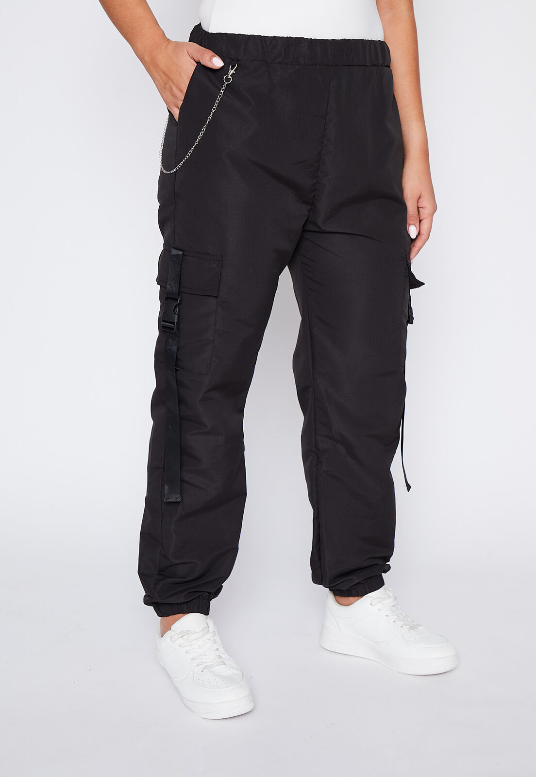 PANTALON BUZO MUJER BOLSILLOS