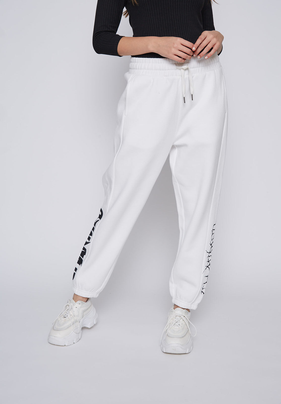Pantalon buzo blanco mujer new arrivals