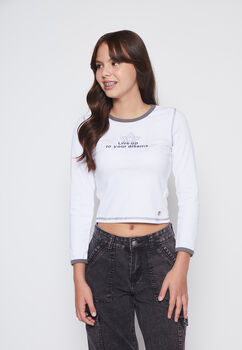 Polera Lola Blanco Estrella Family Shop