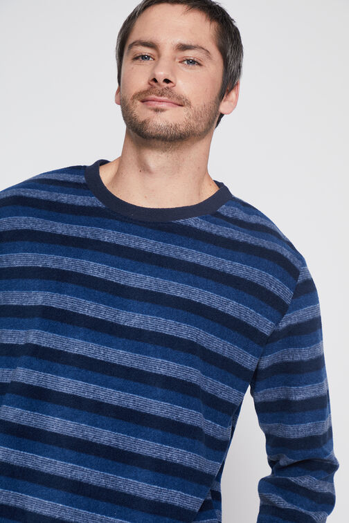 Pijama Hombre Azul Liso Family Shop