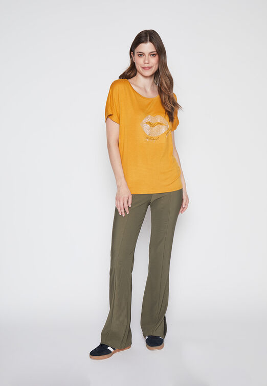 Calza Mujer Verde Flare  Abertura Family Shop