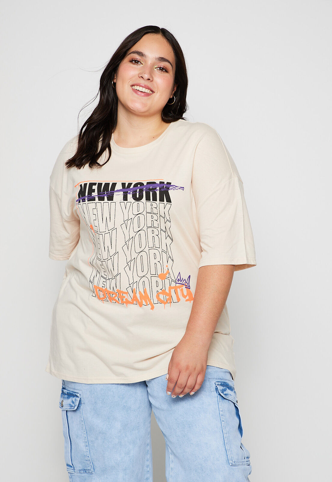 Poleras plus sales size