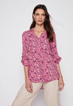 Blusa Manga 3/4 Liberty Rosado Family Shop