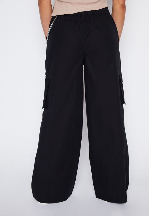 Pantalon Lola Negro Extra Wideleg Family Shop