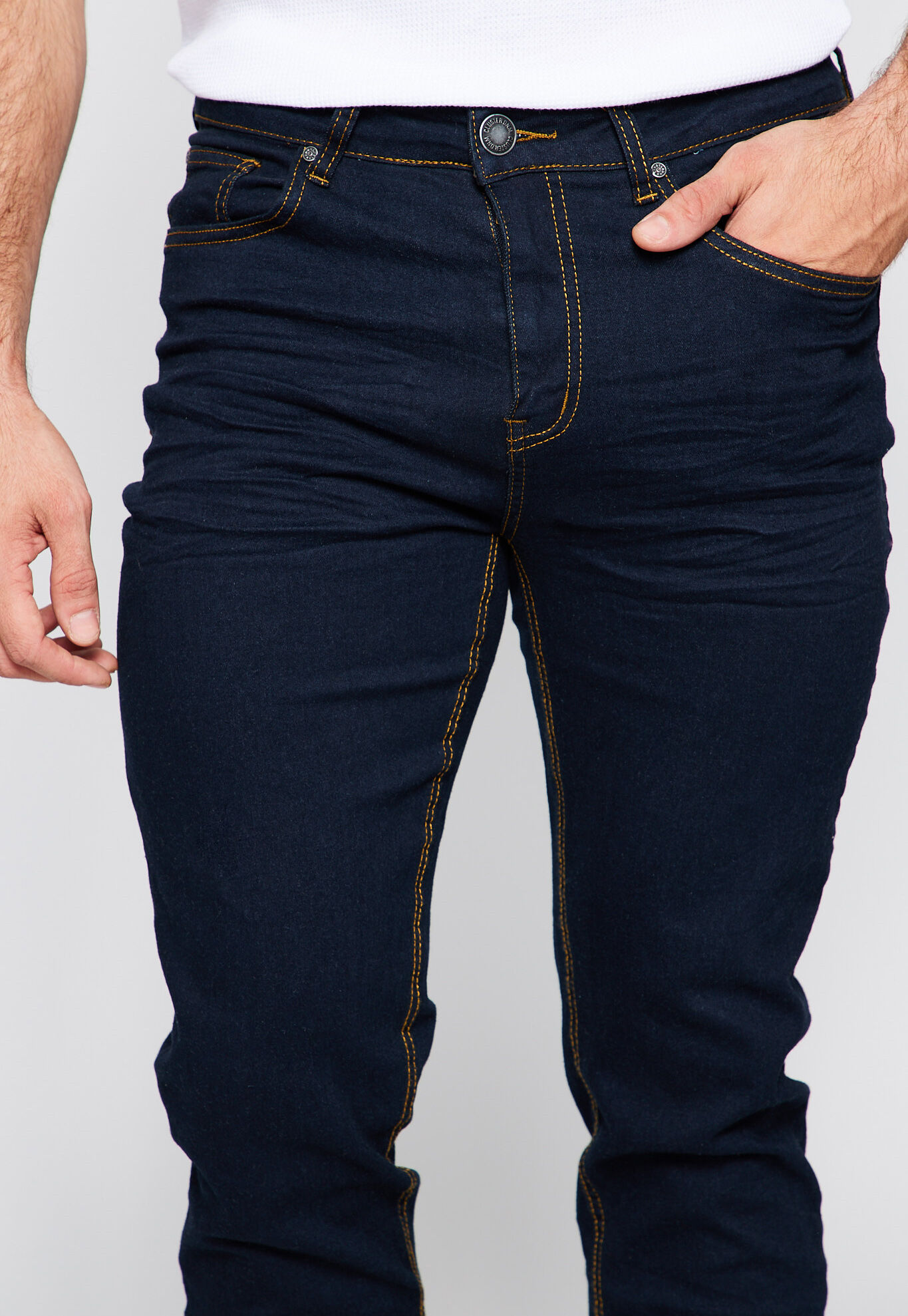 Jeans Slim Fit Azul Oscuro Family Shop