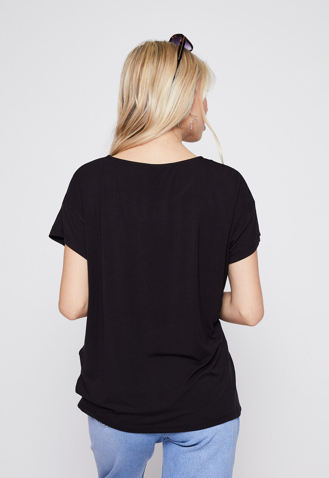 Polera manga deals ancha