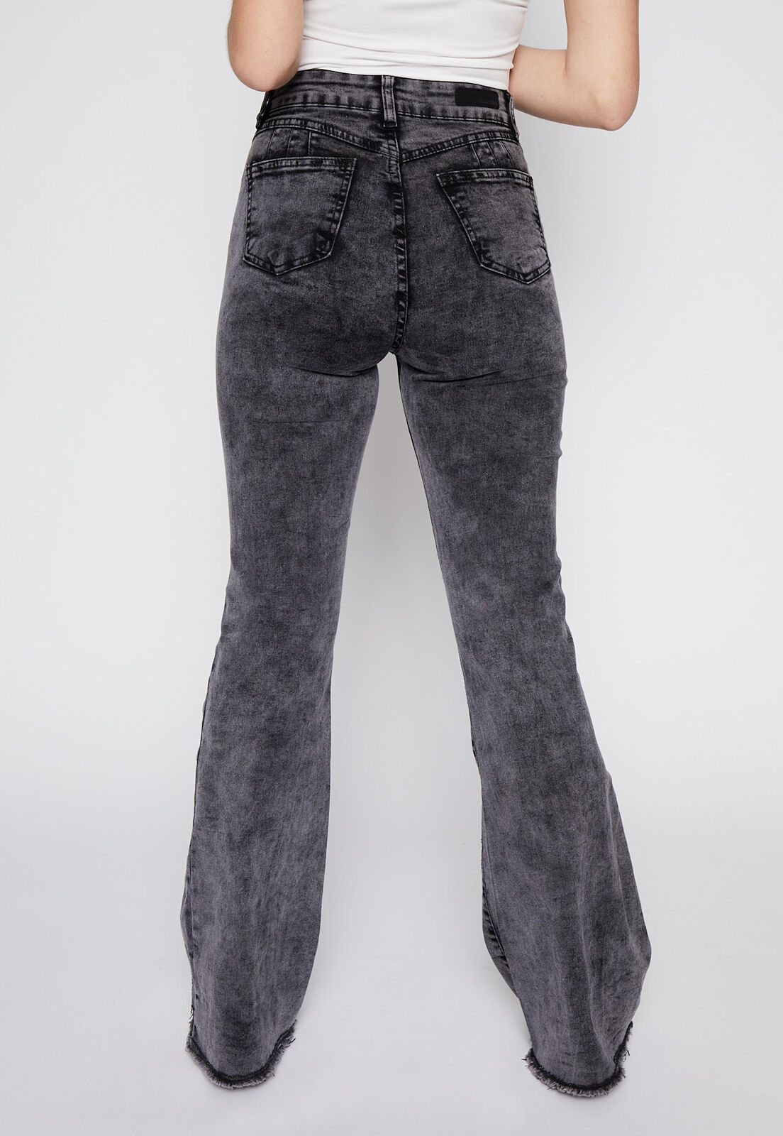 Jeans Flare Gris Family Shop
