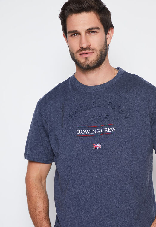 Polera Hombre Azul London Family Shop