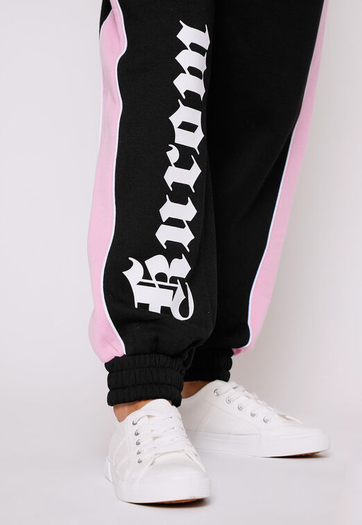Pantalon Buzo Mujer Negro Cortes Family Shop