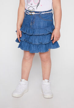 Falda Niña Denim Soft Azul Family Shop