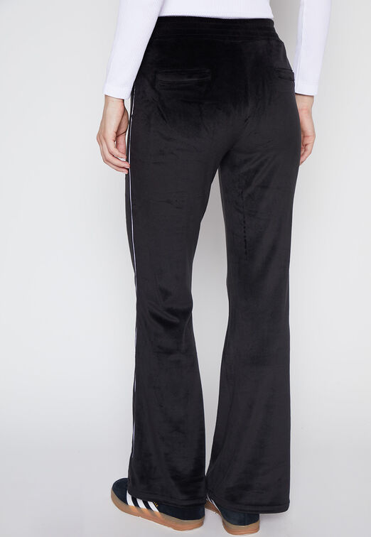 Pantalon De Buzo Mujer Negro Plush Piping Family Shop