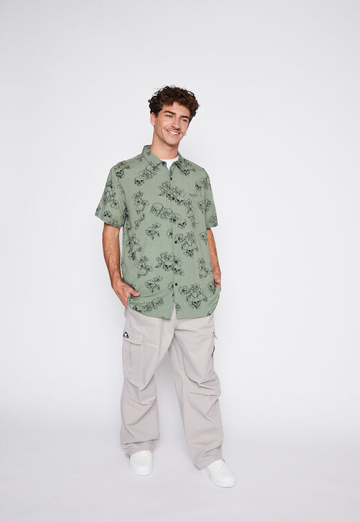 Camisa Manga Corta Guay Verde Family Shop