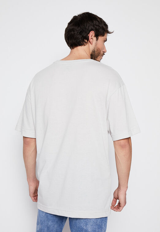 Polera Manga Cotton Gris Family Shop