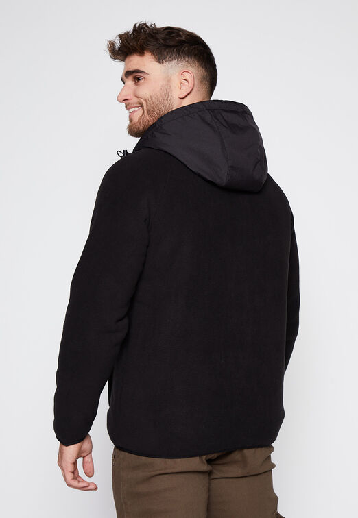 Chaqueta Polar Forrada Negro Family Shop