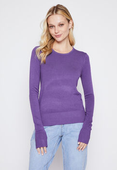 Sweater Mujer Lila Basic Family Shop