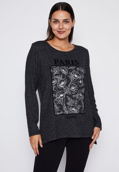 Sweater Mujer Gris Par s Family Shop
