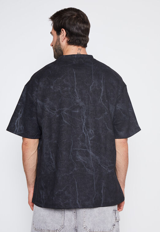 Polera Hombre Gris Manchas Family Shop