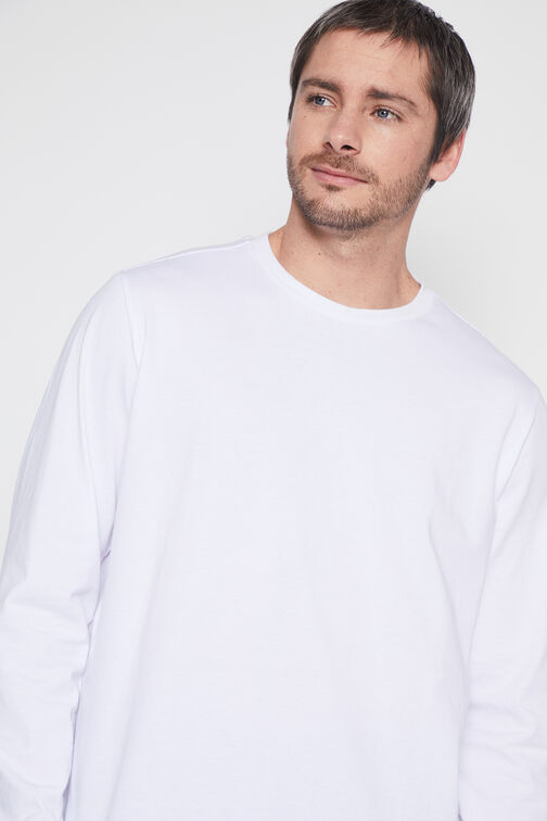 Polera Hombre Blanco Basica Family Shop