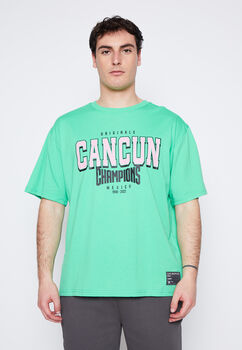 Polera Hombre Verde College Family Shop