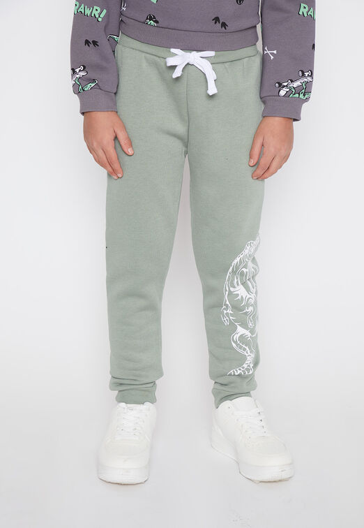 Pantalon De Buzo Nino Verde Dinosaurio Family Shop