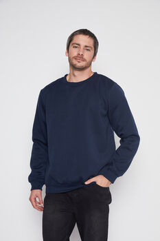 Poleron Hombre Azul Basic Family Shop