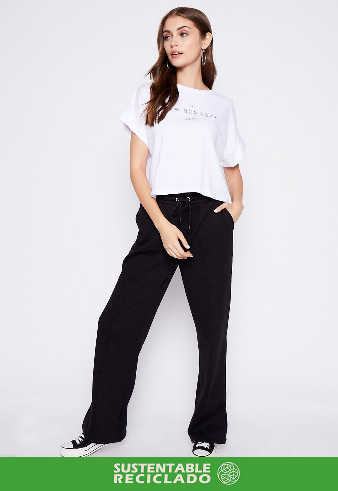 Pantalon buzo recto discount