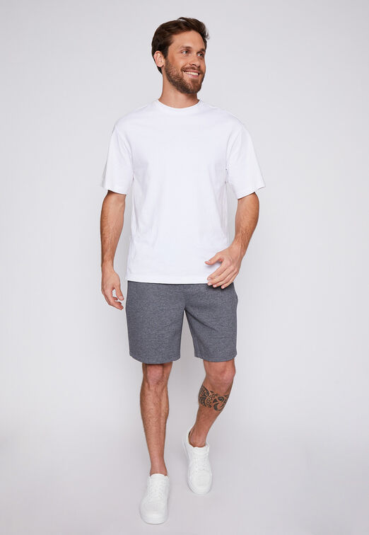 Bermuda Franela Gris Family Shop