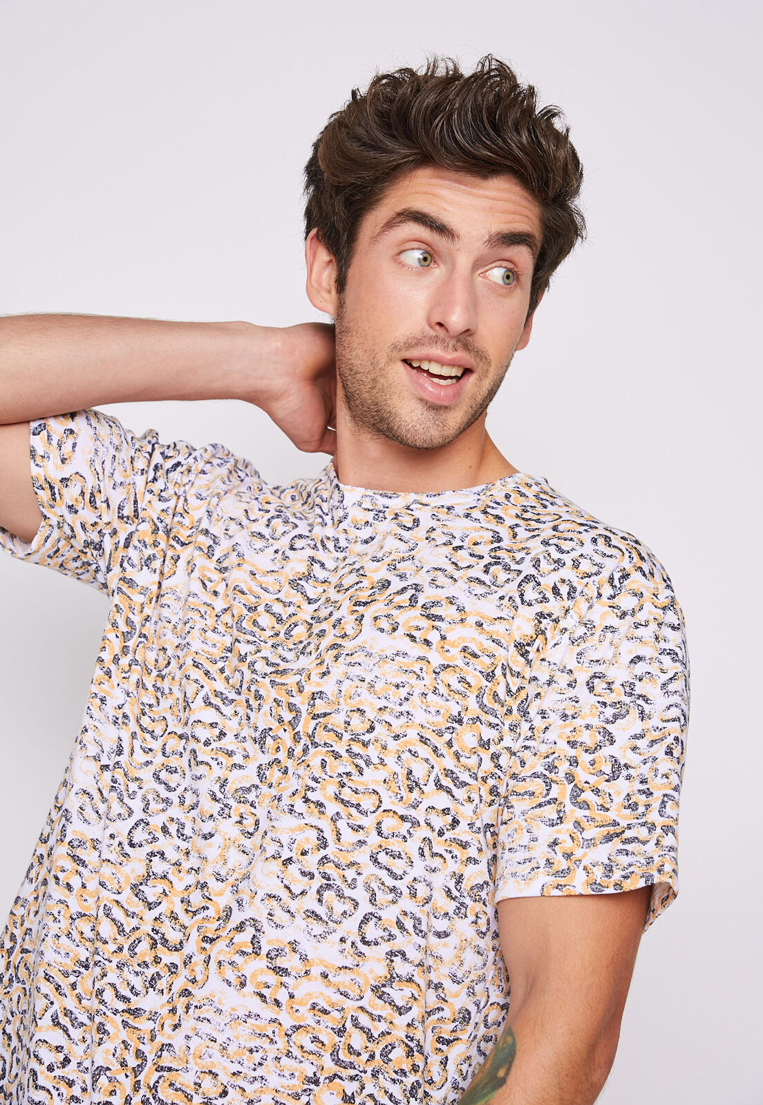 Polera M C Animal Print Family Shop