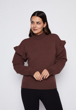 Sweater Mujer Caf  Vuelos Family Shop