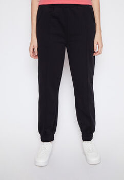 Pantalon Buzo Mujer Negro Basico Family Shop