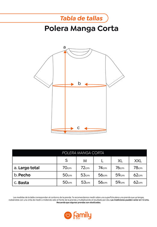 Polera Basic Print Bolsillo Gris Family Shop
