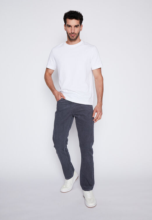 Pantalon Hombre Gris Cotele Family Shop