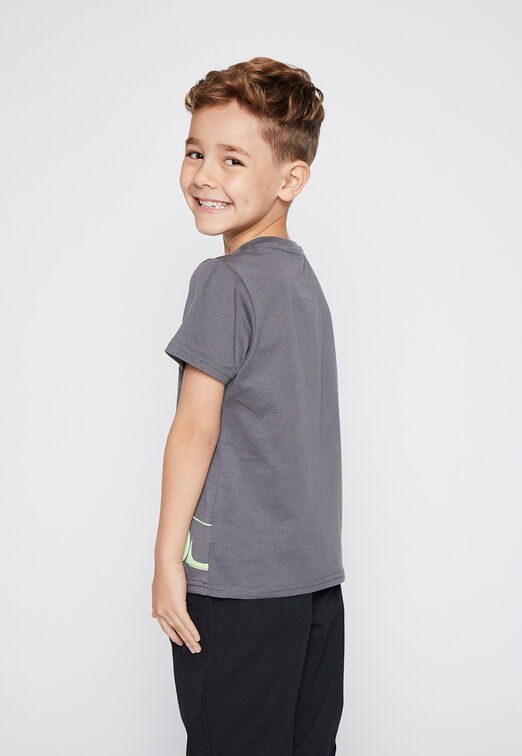 Polera Dino Gris Family Shop