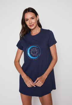 Mujer  Pijama  Azul  Luna Family Shop