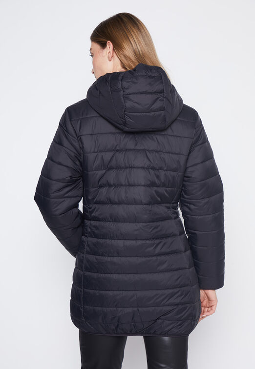Parka Mujer Negro Basic Family Shop