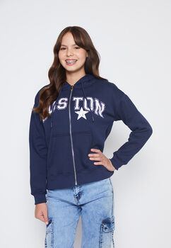 Poleron Lola Azul Boston Family Shop