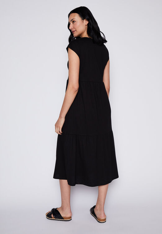 Vestido Corta Torta Ajustado Negro Family Shop