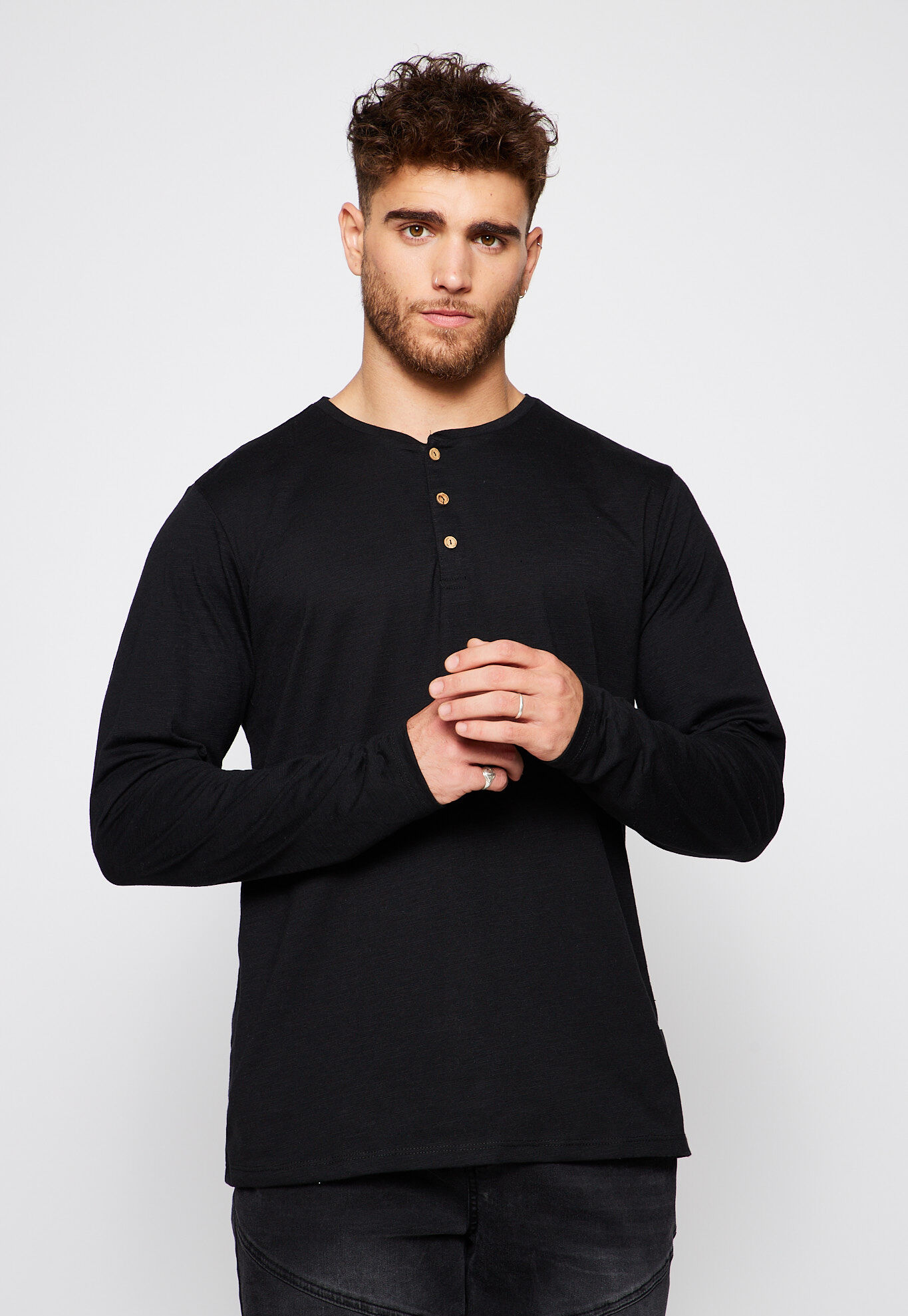 Polera de shop hombre manga larga