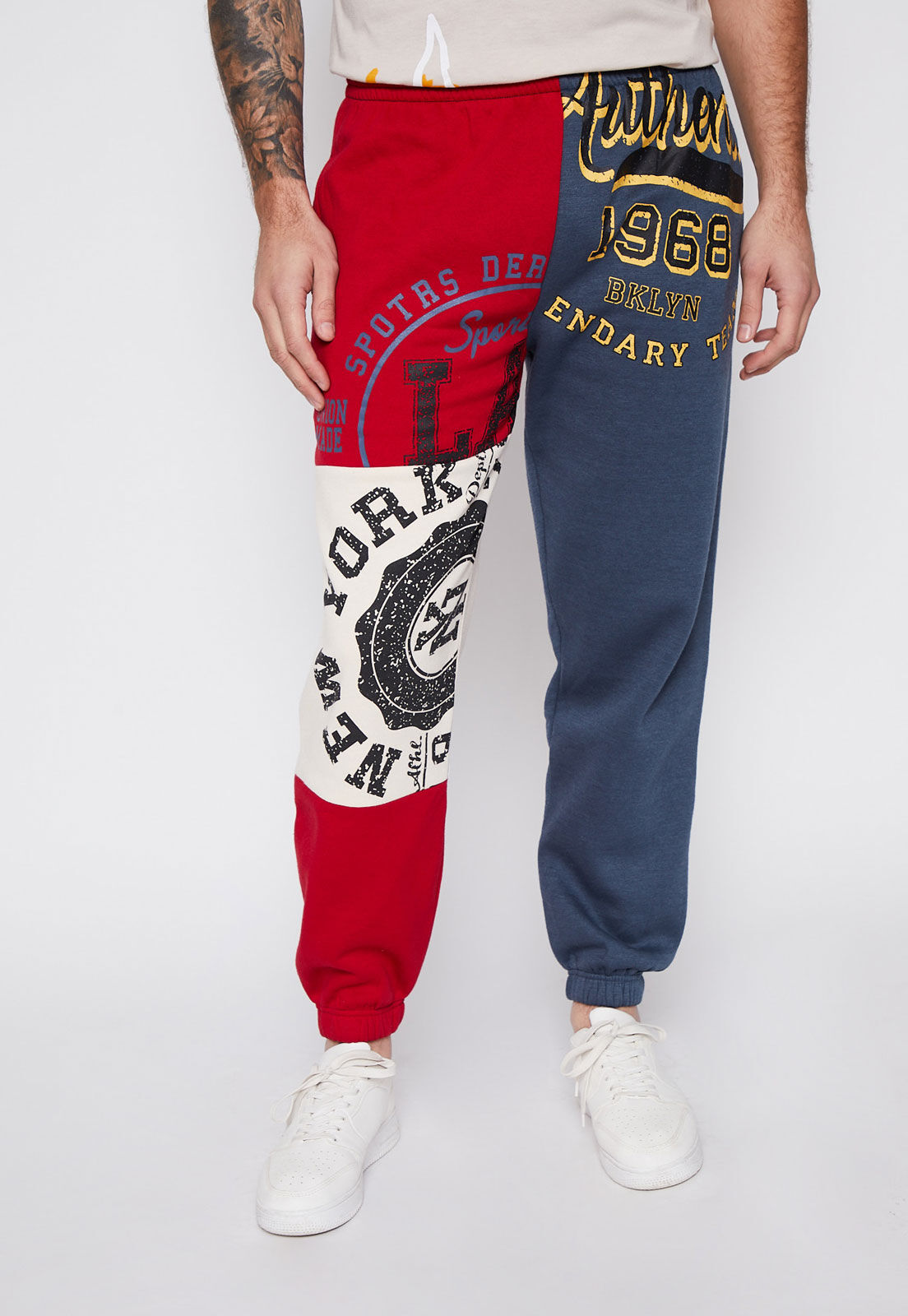 Pantalon Buzo Multicolor Rojo Family Shop