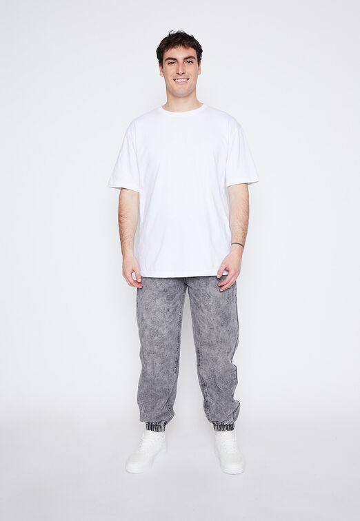 Jeans Hombre Jogger Gris Family Shop