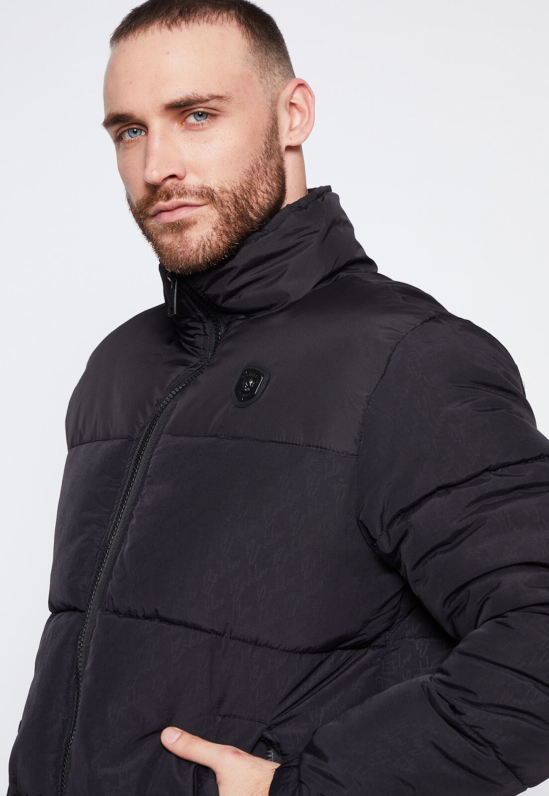 Parka hombre gris cheap