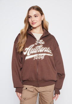 Poleron Mujer Cafe Atlethic Go Family Shop