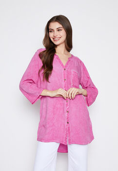 Blusa Mujer Fucsia Lentejuelas Family Shop