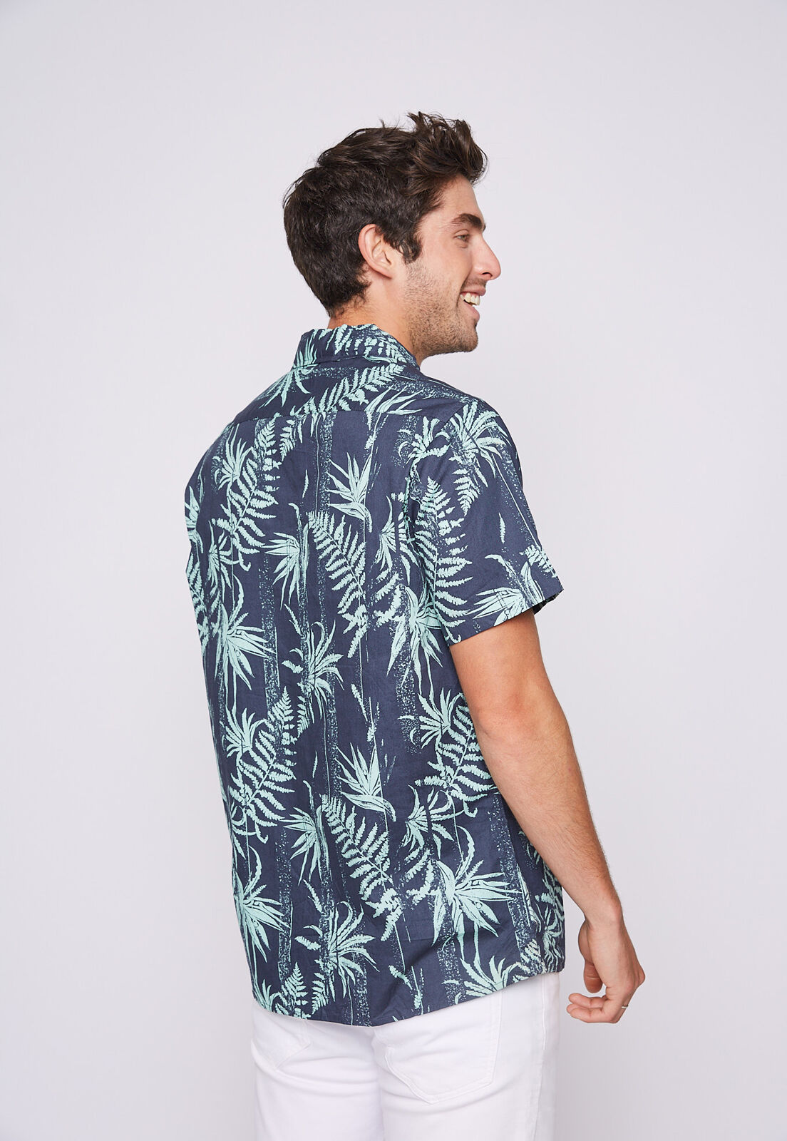 Camisa con palmeras hombre deals