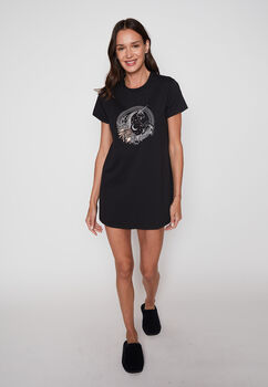 Mujer  Pijama  Negro  Unicornio Family Shop