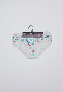 Lola  Calzon 2 Pares  Celeste  Pantaleta Family Shop